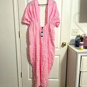 Pink Plus Dress.  Size 20.  Never worn.  Purchased from Pretty Little Thing.